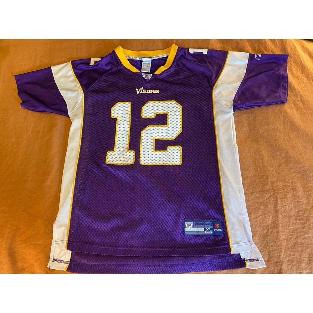 NFL Vikings Harvin Jersey 12 Size 18-20 XL Football